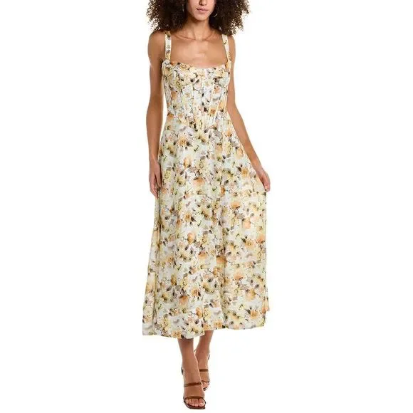 Bardot | Dresses | Bardot Lilah Corset Midi Dress | Poshmark